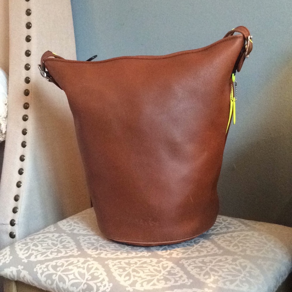Coach tan bag